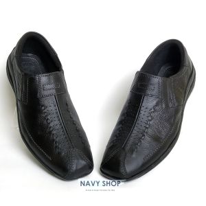 TERMURAH SEPATU CASUAL PRIA SLIP ON KULIT SIMPLE MODEL HANDMADE 005