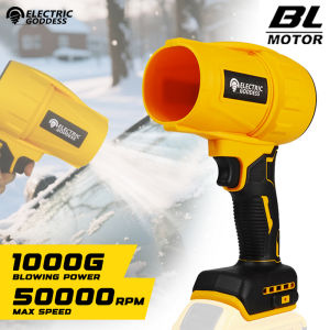 200M/S Brushless Violent Hair Dryer 50000r/min Mini Turbo Hair Dryer Dust Removal Snow Blower For Dewalt 20V Battery Pin