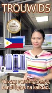 TROUWIDS 3 Stage Water Filter System 10 IN 1 Alkaline Water Purifier Filter Water Softener With UV Light For Whole House Drinking