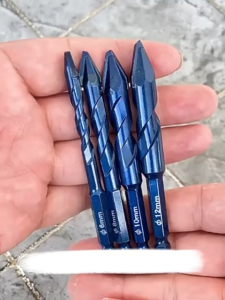 Mũi khoan V2 đa năng – Chuyên gạch men cứng HEX-9 độ cứng HRC 40