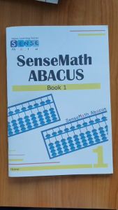 หนังสือลูกคิด คิดเลขเร็ว (SenseMath) จินตคณิต บน Book 1