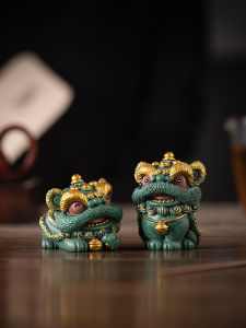 Đồ Trang Trí Bàn Trang Trí Nhà Dễ Thương Tranh Vẽ Tay Bằng Vàng Nhiều Màu Trò Chơi Sư Tử Sáng Tạo Trang Trí Phòng Khách Đồ Thủ Công