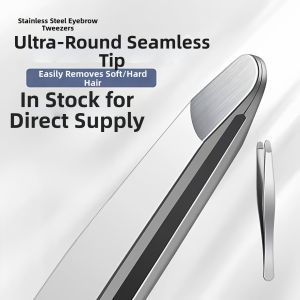 HUAZINIAO | Round Tip Stainless Steel Tweezers