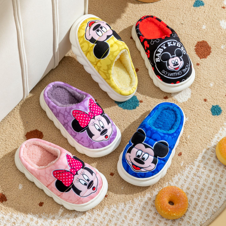 Children s Slippers Autumn and Winter Indoor Baby Cotton Slippers