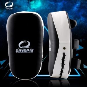 ขายร้อน MMA Muay Thai TKD Punching Curve Pads PU หนัง Sanda Taekwondo Kick Boxing เท้ามือฟุต Arc Target