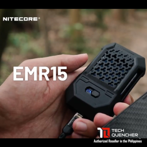 Nitecore EMR15 - Portable Electronic Repeller - USB-C - External Power Source - 62g -16ft Protection