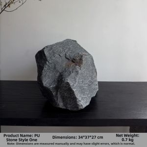 Yellow Foam Stone Decor Display Decoration