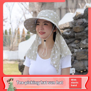 HUIESON หมวกบังแดดผ้าฝ้ายผสมโพลีเอสเตอร์สะดวกสบายดีไซน์ดอกไม้ที่หลากหลาย-เหมาะสำหรับป้องกันแสงแดดในฤดูร้อน