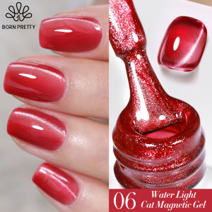 BORN PRETTY 10ml Sparkling Water Light Cat Eye Gel Nail Art Polish Vernis Semi Permanent Soak Off Crystal Gel Polish For Nails