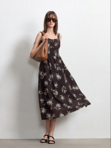 Vero Moda | Đầm Phong Cách Nghỉ Dưỡng In Hoa Lụa Hè