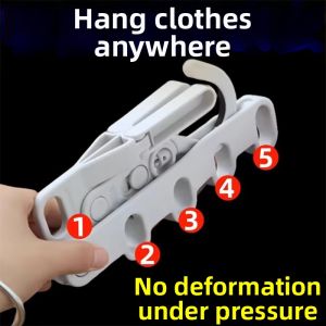Travel-Friendly Foldable 5-Hole Hanger