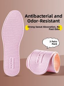 LINGMIAO | Breathable Anti-Odor Absorbent Anti-Slip Insoles 3mm