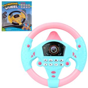 Infant Shining Simulation Steering Wheel Toys Childrens Toy Kids Early Education Copilots Stroller Steering Wheel Vocal Toys