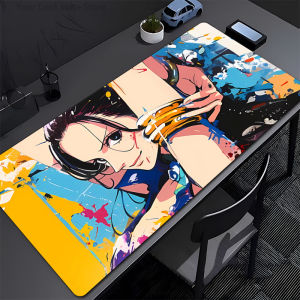 Bandai | Gaming Mouse Pad ONE PIECE Nico·Robin Accessories Office Gamer Keyboard Desk Mat anti-Slip ground mat PC HD Anime Large Mousepad