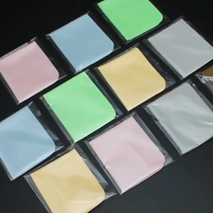 ผ้าเช็ดเลนส์ ผ้าเช็ดเลนส์ ขนาด14.5*17.5CM ผ้าเช็ดหน้าจอ สำหรับกล้อง แว่นตา หลายสี