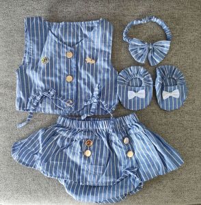 Set bayi perempuan 0-12 bulan ( set bando+ sepatu) | Baju bayi perempuan Newborn Set