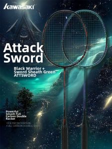 Kawasaki | Professional Attack Racket Carbon Fiber Dual Pair