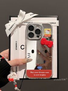 Ốp Lưng Điện Thoại Mạ Điện Hình Mặt Mèo Dễ Thương Cho Apple 16pro 15/17promax 14 Sáng Tạo 13 Silicon Mềm 12 Nữ 11 Bảo Vệ