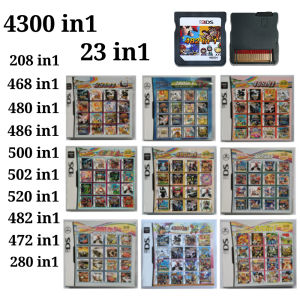 Bandai | 4300 in 1 Compilation DS 3DS 3DS NDSL Game Cartridge Card Video Game Handheld Player (R4 card) 23in1/208in1/280in1/482/486
