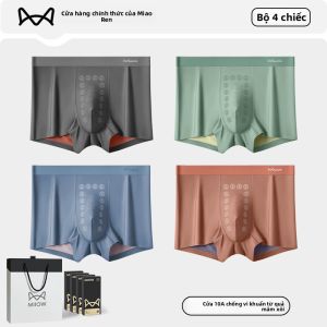 Quần lót MiiOW Catman cho nam làm bằng cotton kháng khuẩn kháng ẩm