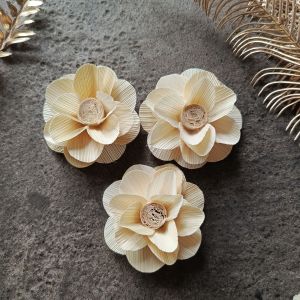 bunga kulit jagung mawar UK 6 cm bunga klobot jagung