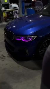 Angel Eyes DRL RGBW App control For BMW 3 Series G20 G21 320i 330i M340i 340iX Laser Headlight multicolor bluetooth 8737145
