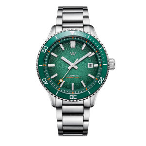 Welly Merck | Đồng Hồ Đeo Tay Nam Cơ Khí Tự Động WM Watch Chống Nước 200M Có Van Helium Phát Sáng MIYOTA 8215 Bộ Máy Bằng Thép Không Gỉ Sapphire Crystal