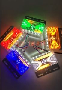 TRUCK LORRY 5 INCH LED SIDE LAMP 24V SIGNAL LIGHT FLOW LAMPU TEPI COLORFUL MARKET LORI HICOM NPR DAIHATSU FUSO