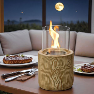 Indoor Outdoor Fire Robust Steel Base Portable Indoor Modern And Robust Modern Fire Pit Robust Steel Flames Indoor Table Portable Indoor