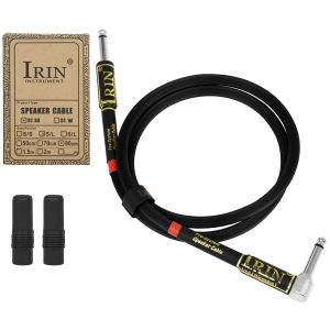 IRIN | IRIN GT-106 50/70/90cm Guitar Connection Cable Speaker Cable Straight Bent Guitar Cable for Guitar Accessories Performance