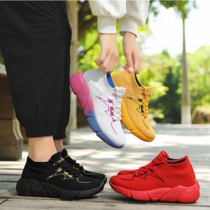 Womens Dance Shoes Soft Bottom Mesh Square Dancing Shoes Spring Autumn New Style Yabu Step Shoes Breathable Fitness Shoes