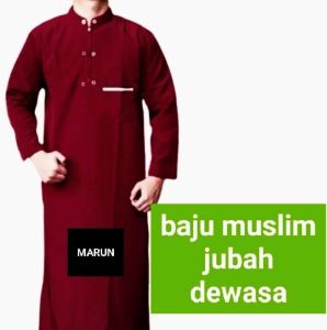 jubah pria dewasa jubah laki laki dewasa M L XL XXL