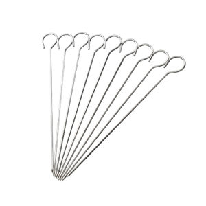 TAFUMAN | Stainless Steel BBQ Skewers for Hanging Roast