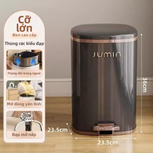 SIVASS | Thùng Rác Đậy Nắp Dung Lượng Lớn Có Đạp