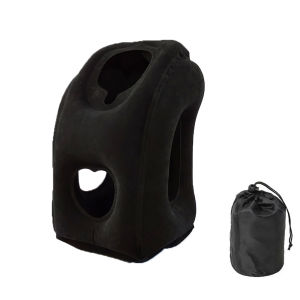 Portable Inflatable Travel Pillow Neck Support for Office  Sleepouts Outdoor Camping f2 Naps Airplane Flights Train