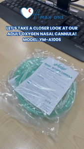 [MDA Approved] Nasal Oxygen Cannula – 2 Meters 1 Pcs / Pack