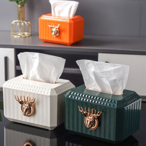 Kotak Tissue Box Wadah Tisu Tempat Tisu Minimalis Kotak Penyimpanan Tisue Ruang Tamu HSB627-Dejavu