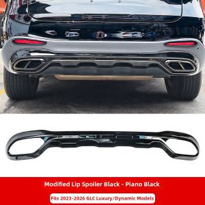 Blackened Package Corner Rear Spoiler Black Warrior Style