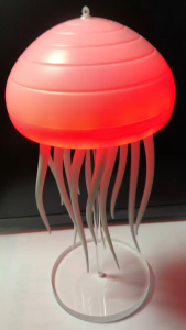 เหมาะสำหรับห้องนอน/ห้องนั่งเล่น ไฟกลางคืนรูปแมงกะพรุน LED หลายสี ตกแต่งห้องเด็ก ไฟแสงอบอุ่น Jelly Fish Night Lighting ไฟแสงอ่อนไม่รำคาญตา
