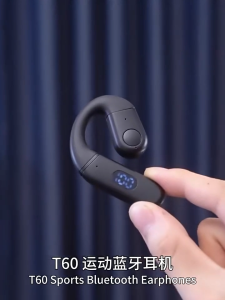 2025 ใหม่ เปิด 180° หมุนหูฟัง Bluetooth 5.5 หูฟังไร้สายแบบเกี่ยวหู หูฟัง HiFi สเตอริโอสากลสำหรับทั้งหูซ้ายและขวา