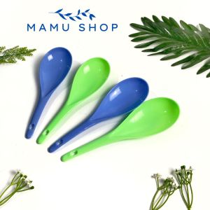 Muỗng xới cơm nhựa vá cơm nhiều màu Mamu shop M104