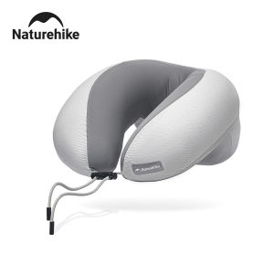 Press-Type Inflatable U-Shaped Pillow Portable Nap Neck Pillow for Airplane Travel Daily use