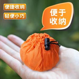 Waterproof Nylon Outdoor Sports Backpack Folding Dual Shoulder Bag for Hiking Running Traveling Leisure Activities