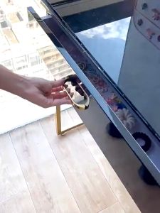 สินค้าพร้อมส่ง ชั้นใส่เครื่องประดับอะคริลิกหมุนได้360องศา กล่องใส่เครื่องประดับ กล่องเก็บเครื่องประดับแบบใส 4ชั้น 2040