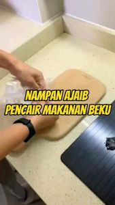 DEFROST PLATE / DEFROSTING TRAY / PIRING PELUNAK / NAMPAK PELUNAK MAKANAN BEKU / TRAY PELUNAK DAGING