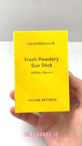 NATURE REPUBLIC California Aloe Fresh Powdery Sun stick SPF50+ PA++++ - ORIGINAL KOREA