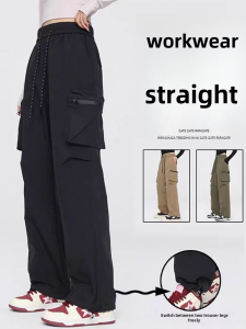 Outdoor Casual Trousers Womens Spring Summer New Style Mountain Climbing Waterproof Workwear Mens Paratrooper Pants