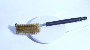 Bàn Chải Vệ Sinh Vỉ Nướng SY Long Với Tay Cầm Chống Trơn Dụng Cụ Cạo Kim Loại Chống Gỉ Dành Cho Nướng Ngoài Trời Cắm Trại Dã Ngoại