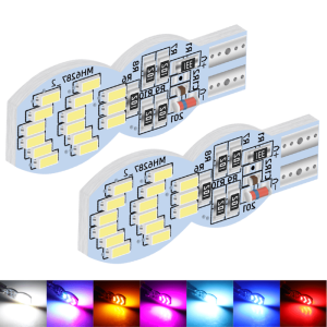 KEVANLY | 4pcs CANBUS No Error T10 W5W LED Bulb 30SMD 3014 Chips For DRL Car Interior Dome Door Map Trunk License Plate Lights 12V White