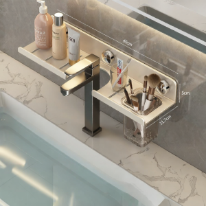 ASCOR | Suction Bathroom Shelf No Drill Installation